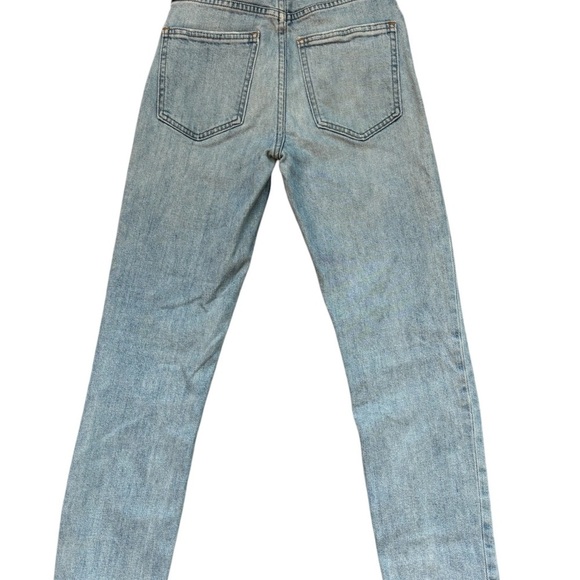 Denim Forum The Yoko High Rise Slim High Waisted Jean Size 23 Stretch Button fly - Picture 4 of 7